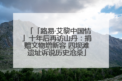 「路易·艾黎中国情」十年后再访山丹：捐赠文物增新容 四坝滩遗址诉说历史沧桑