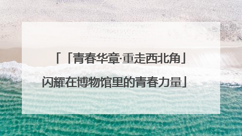 「青春华章·重走西北角」闪耀在博物馆里的青春力量