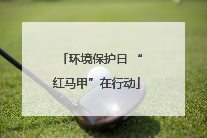 环境保护日 “红马甲”在行动