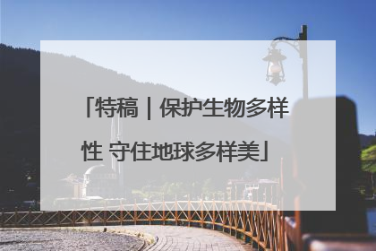 特稿｜保护生物多样性 守住地球多样美