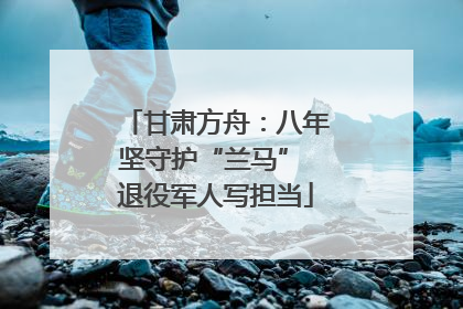 甘肃方舟：八年坚守护“兰马” 退役军人写担当