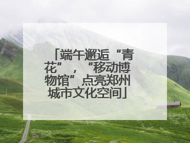 端午邂逅“青花”，“移动博物馆”点亮郑州城市文化空间