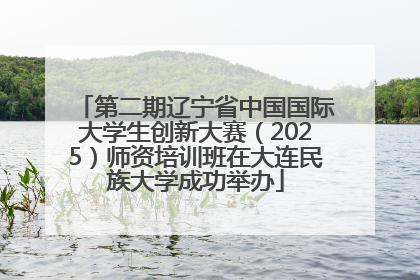 第二期辽宁省中国国际大学生创新大赛（2025）师资培训班在大连民族大学成功举办