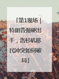 第1现场｜特朗普强硬出手，洛杉矶移民冲突如何破局