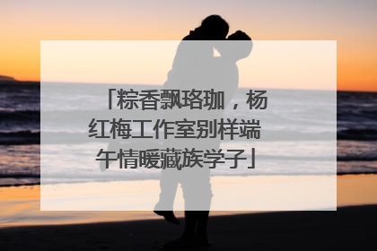 粽香飘珞珈，杨红梅工作室别样端午情暖藏族学子