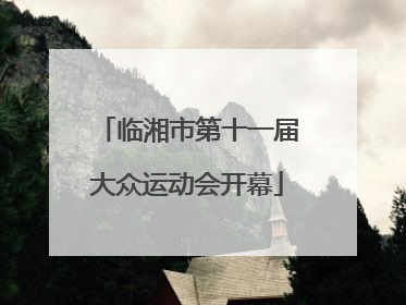 临湘市第十一届大众运动会开幕