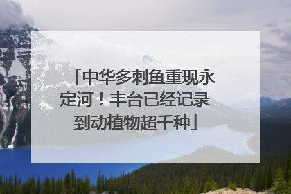 中华多刺鱼重现永定河！丰台已经记录到动植物超千种