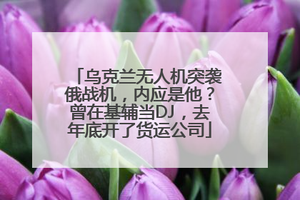 乌克兰无人机突袭俄战机，内应是他？曾在基辅当DJ，去年底开了货运公司