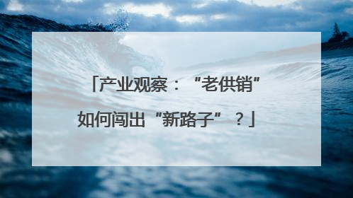 产业观察：“老供销”如何闯出“新路子”？
