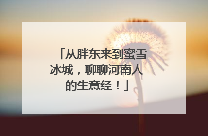 从胖东来到蜜雪冰城，聊聊河南人的生意经！
