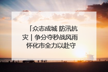 众志成城 防汛抗灾｜争分夺秒战风雨 怀化市全力以赴守护人民群众安全