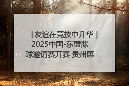 友谊在竞技中升华｜2025中国-东盟藤球邀请赛开赛 贵州惠水燃动“空中芭蕾”