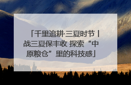千里追耕·三夏时节丨战三夏保丰收 探索“中原粮仓”里的科技感