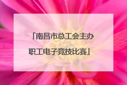南昌市总工会主办职工电子竞技比赛