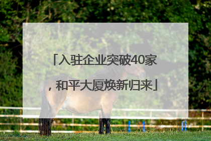 入驻企业突破40家，和平大厦焕新归来