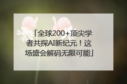 全球200+顶尖学者共探AI新纪元！这场盛会解码无限可能