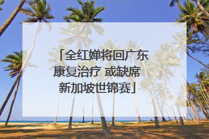 全红婵将回广东康复治疗 或缺席新加坡世锦赛
