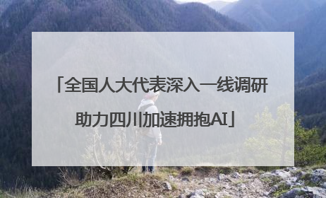 全国人大代表深入一线调研 助力四川加速拥抱AI
