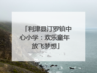 利津县汀罗镇中心小学：欢乐童年 放飞梦想