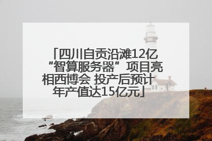 四川自贡沿滩12亿“智算服务器”项目亮相西博会 投产后预计年产值达15亿元