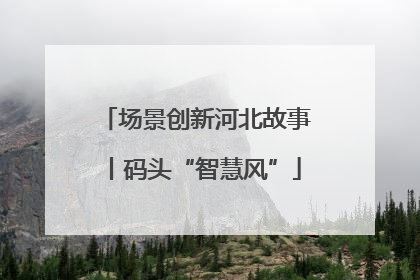 场景创新河北故事丨码头“智慧风”