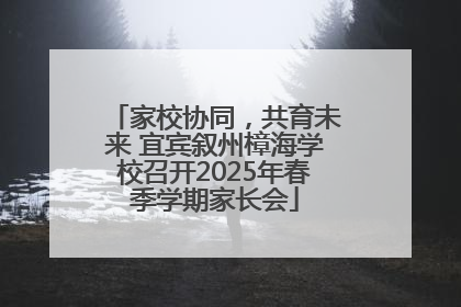 家校协同，共育未来 宜宾叙州樟海学校召开2025年春季学期家长会