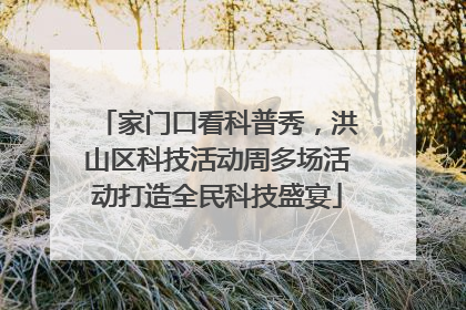 家门口看科普秀，洪山区科技活动周多场活动打造全民科技盛宴