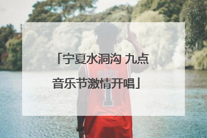 宁夏水洞沟 九点音乐节激情开唱