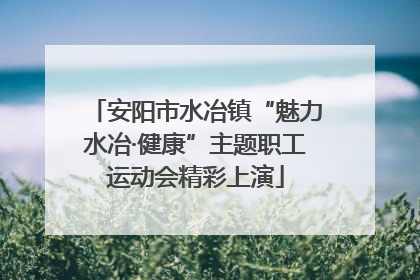 安阳市水冶镇“魅力水冶·健康”主题职工运动会精彩上演