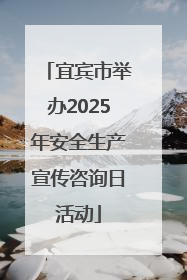 宜宾市举办2025年安全生产宣传咨询日活动