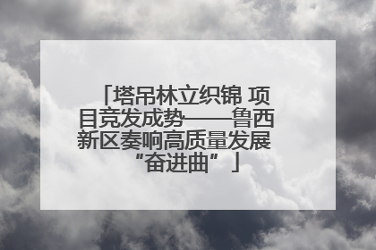 塔吊林立织锦 项目竞发成势——鲁西新区奏响高质量发展“奋进曲”