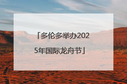 多伦多举办2025年国际龙舟节
