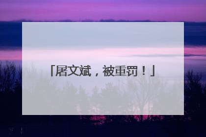 屠文斌，被重罚！