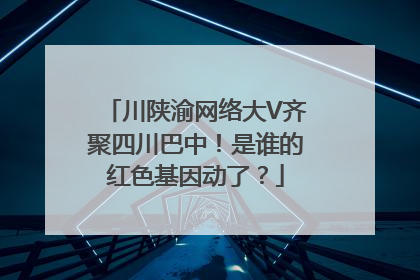 川陕渝网络大V齐聚四川巴中！是谁的红色基因动了？