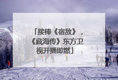 接棒《宿敌》，《藏海传》东方卫视开播即燃