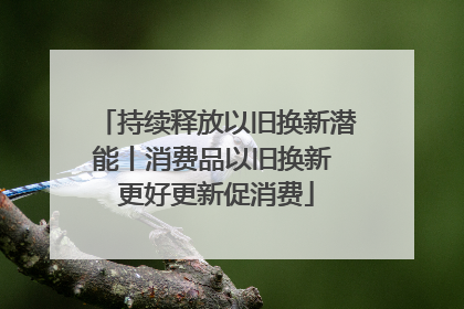 持续释放以旧换新潜能丨消费品以旧换新 更好更新促消费