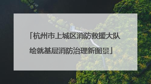 杭州市上城区消防救援大队绘就基层消防治理新图景