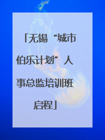 无锡“城市伯乐计划”人事总监培训班启程