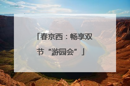 春京西：畅享双节“游园会”
