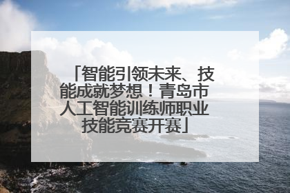 智能引领未来、技能成就梦想！青岛市人工智能训练师职业技能竞赛开赛
