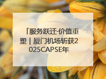 服务跃迁·价值重塑｜厦门机场斩获2025CAPSE年度峰会四项大奖
