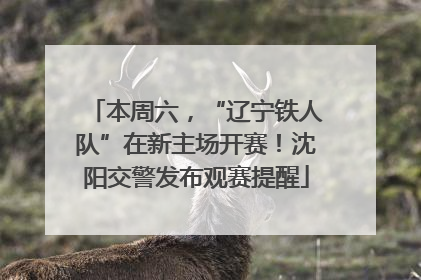 本周六，“辽宁铁人队”在新主场开赛！沈阳交警发布观赛提醒