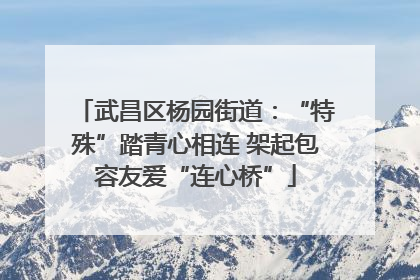 武昌区杨园街道：“特殊”踏青心相连 架起包容友爱“连心桥”