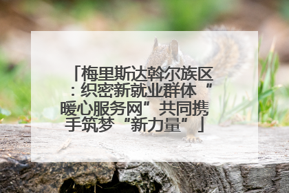 梅里斯达斡尔族区：织密新就业群体“暖心服务网”共同携手筑梦“新力量”