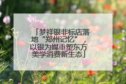 梦祥银非标店落地“郑州记忆”，以银为媒重塑东方美学消费新生态