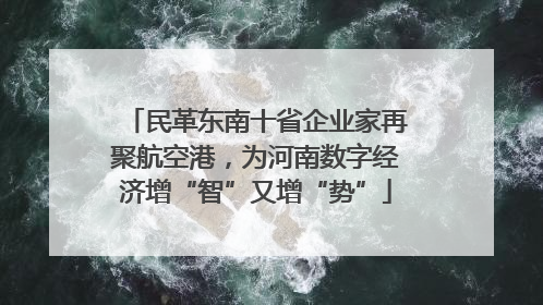 民革东南十省企业家再聚航空港，为河南数字经济增“智”又增“势”