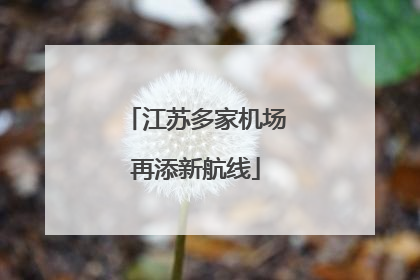 江苏多家机场再添新航线