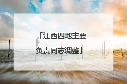 江西四地主要负责同志调整