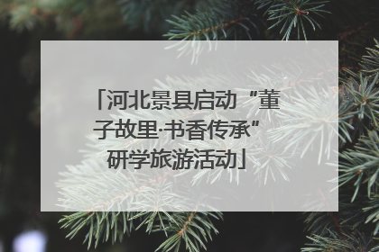 河北景县启动“董子故里·书香传承”研学旅游活动