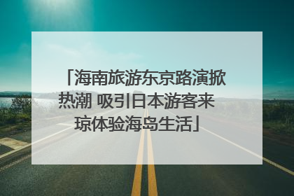 海南旅游东京路演掀热潮 吸引日本游客来琼体验海岛生活